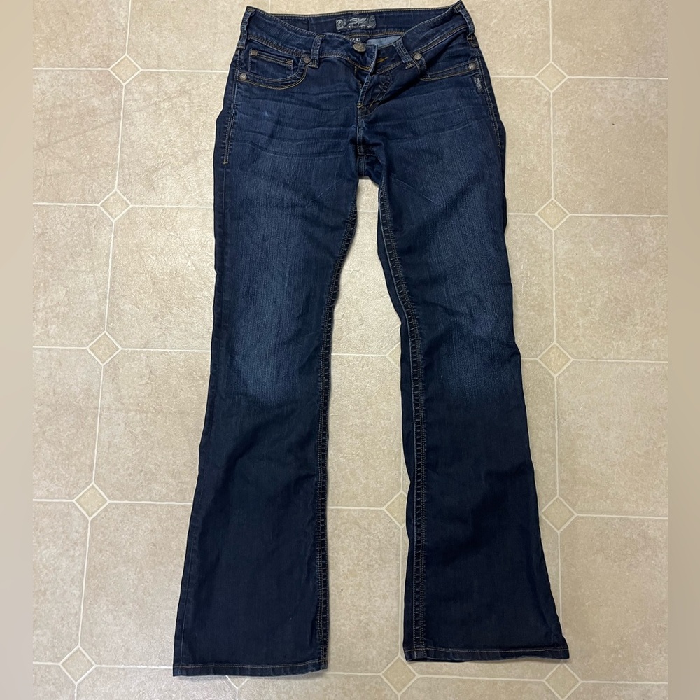 Size 27 Suki Silver Jeans
